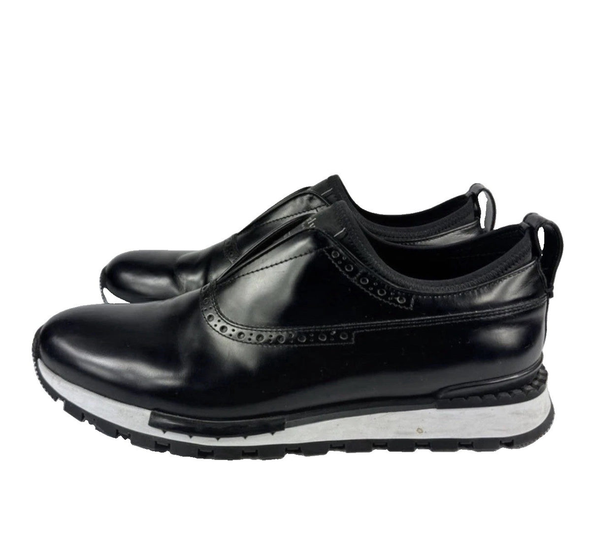 Berluti Black Fast Lane leather Trainers, photo 1