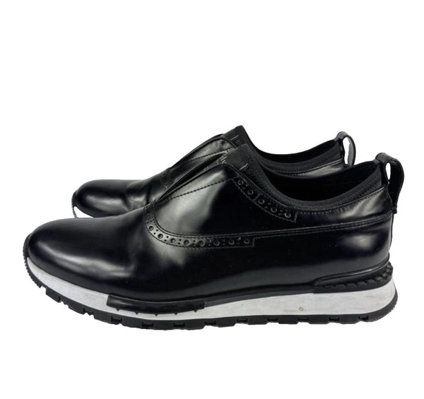 Berluti Black Fast Lane leather Trainers, photo 1