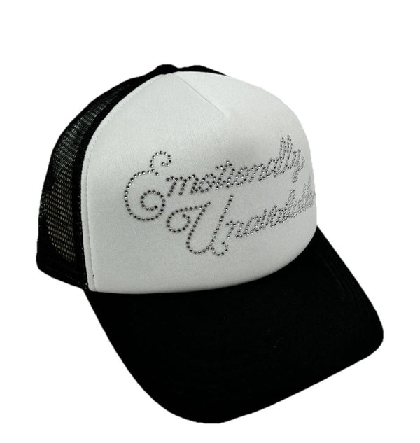 Emotionally Unavailable Crystal Trucker Cap, photo 1