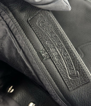 Chrome Hearts 1 of 1 Tiffany Cross Dagger Star Patch Leather Pants（写真11）