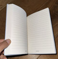 Montblanc x Daniel Arsham Studios Baby Blue Leather Notebook, photo 6