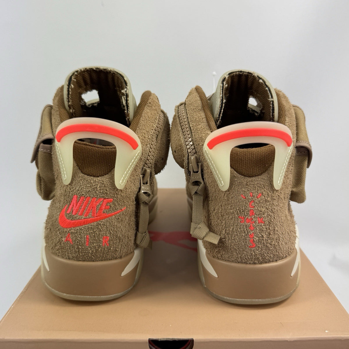 Travis Scott x Jordan 6 Retro British Khaki Sneakers, photo 5
