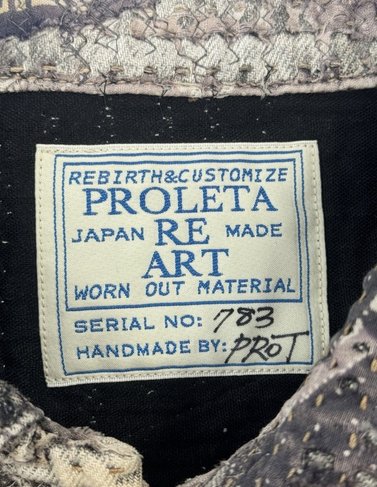 Proleta Re Art Japan #783 Bandana Denim Jacket, photo 6