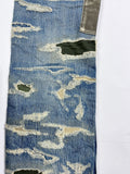 Givenchy by Matthew Williams Japanese Distressed Patch Straight-leg Jeans، الصورة 6