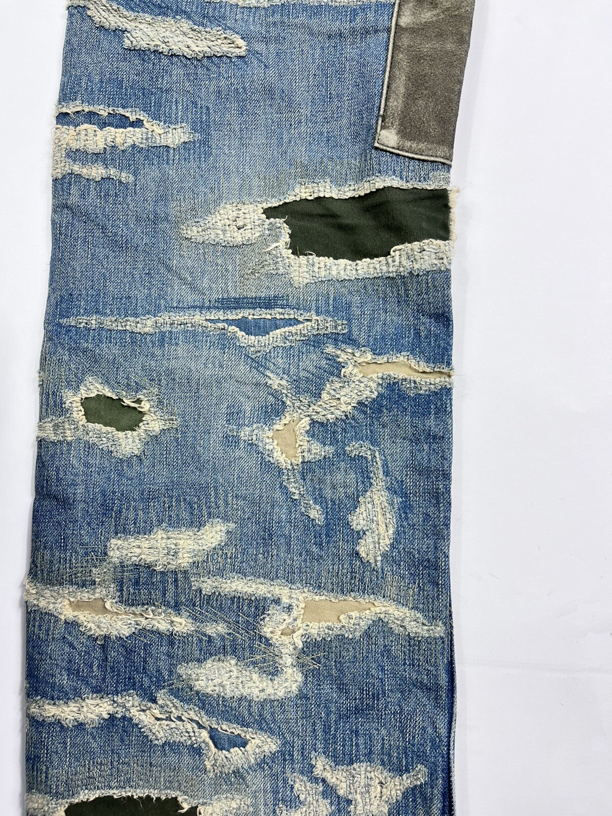 Givenchy by Matthew Williams Japanese Distressed Patch Straight-leg Jeans, photo 6