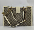 Gucci Padlock GG Supreme Medium Canvas Tote Bag With Gold Hardware, photo 4