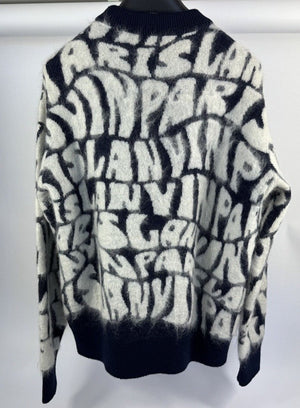 Lanvin Logo Print Crewneck Oversized Sweater, photo 3