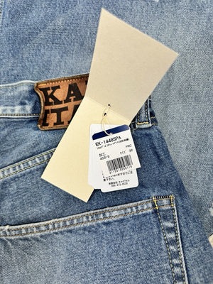 Kapital Bone X-Ray Embroidered Denim Shorts، الصورة 4