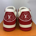 Louis Vuitton x Virgil Abloh Red Classic Sneakers، الصورة 5