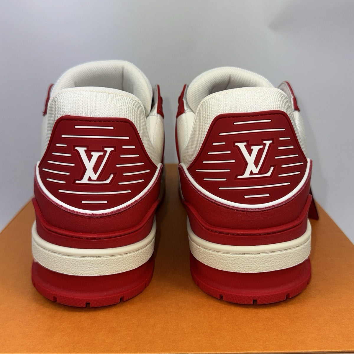 Louis Vuitton x Virgil Abloh Red Classic Sneakers, photo 5