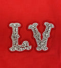 Louis Vuitton Crystal Patch Logo T-Shirt، الصورة 4