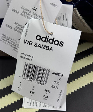 Adidas x Wales Bonner Samba Navy Croc Trainers, photo 13