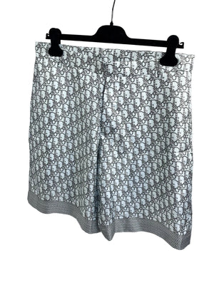 Dior Silk Diamonds Oblique Print Bermuda Shorts（写真1）
