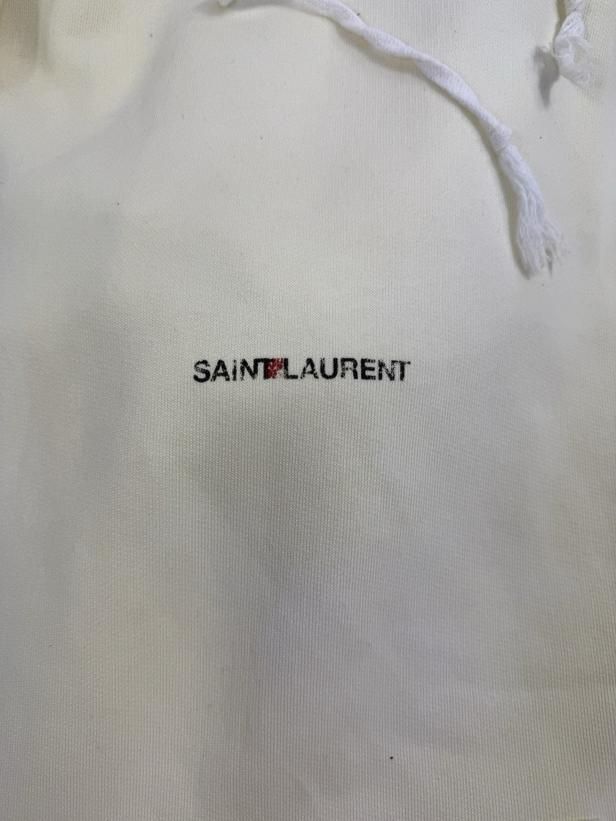 Saint Laurent Logo Print Light Hoodie, photo 3