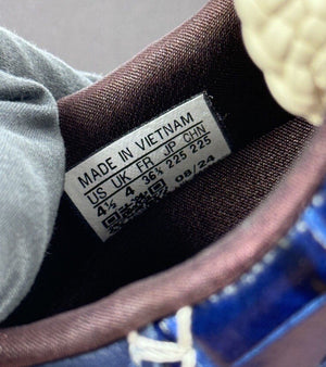 Adidas x Wales Bonner Samba Navy Croc Trainers, photo 9