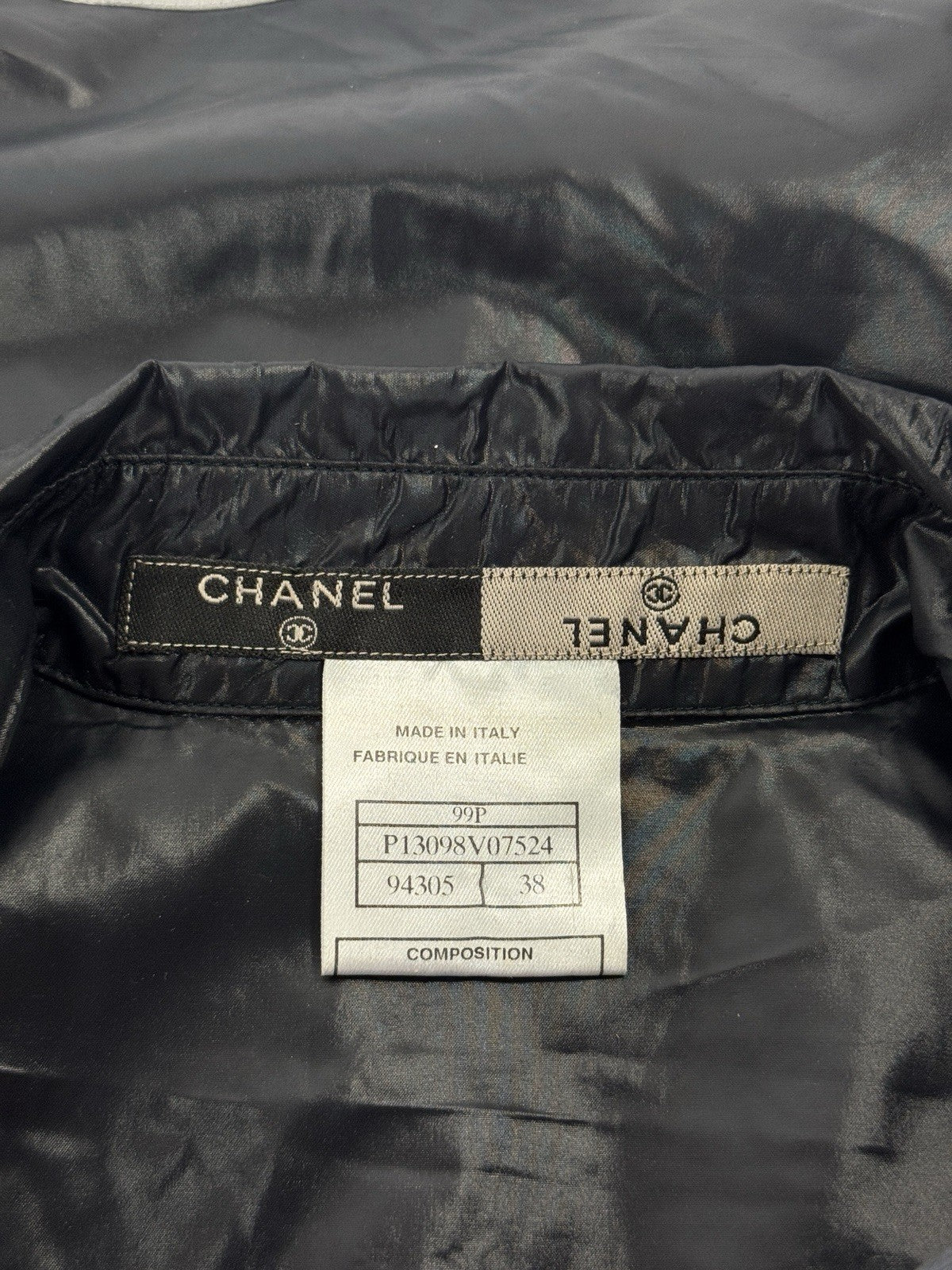 Chanel Vintage 1999 Nylon Reflective Vest, photo 5