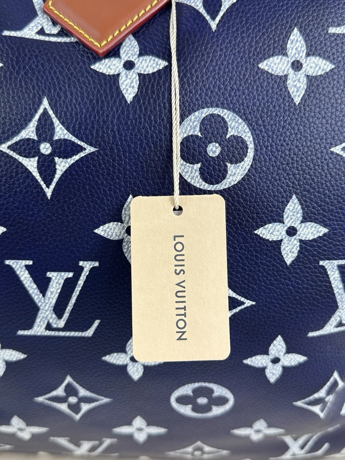 Louis Vuitton x Nigo Speedy P9 Bandoulière 50 Navy Blue Bag, photo 13