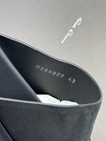 Rick Owens Black Leather Slip on Mules، الصورة 7