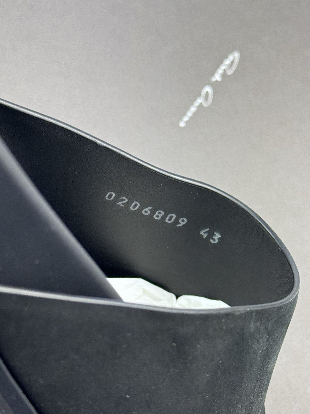 Rick Owens Black Leather Slip on Mules, photo 7