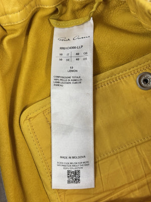 Rick Owens Boxy Leather Shorts（写真11）