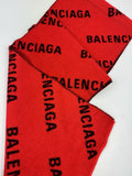 Balenciaga Logo Macro Allover Logo Scarf, photo 2