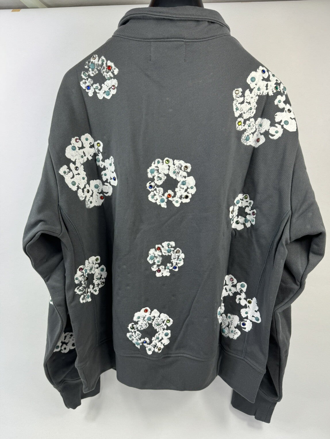 Denim Tears Logo Gemstones Half Zip Sweatshirt, photo 4