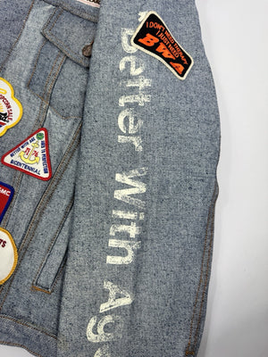 Better With Age Brogue Reconstructed Reversible Trucker Jacket، الصورة 9
