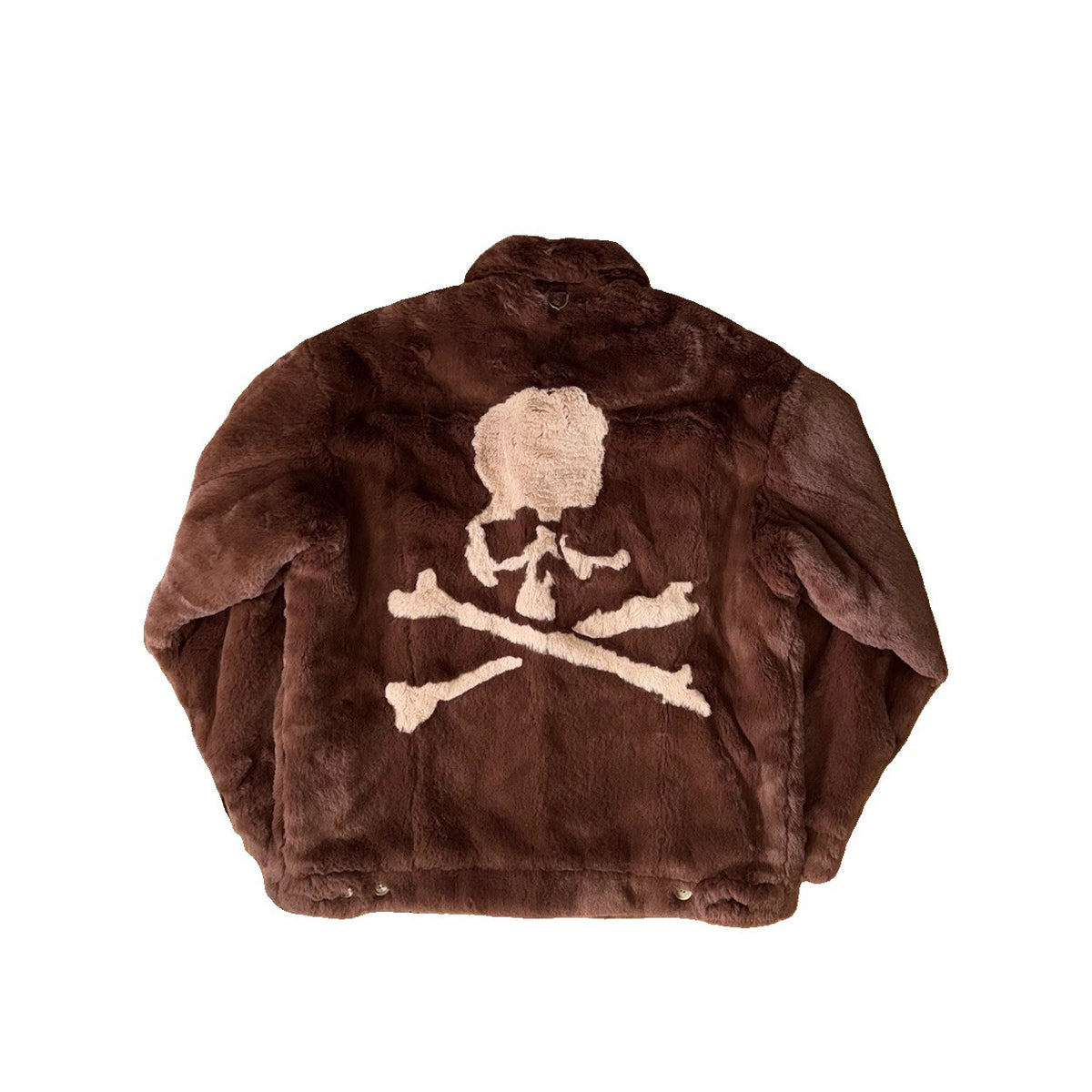 Mastermind World Faux Fur Skull Back Jacket, photo 1