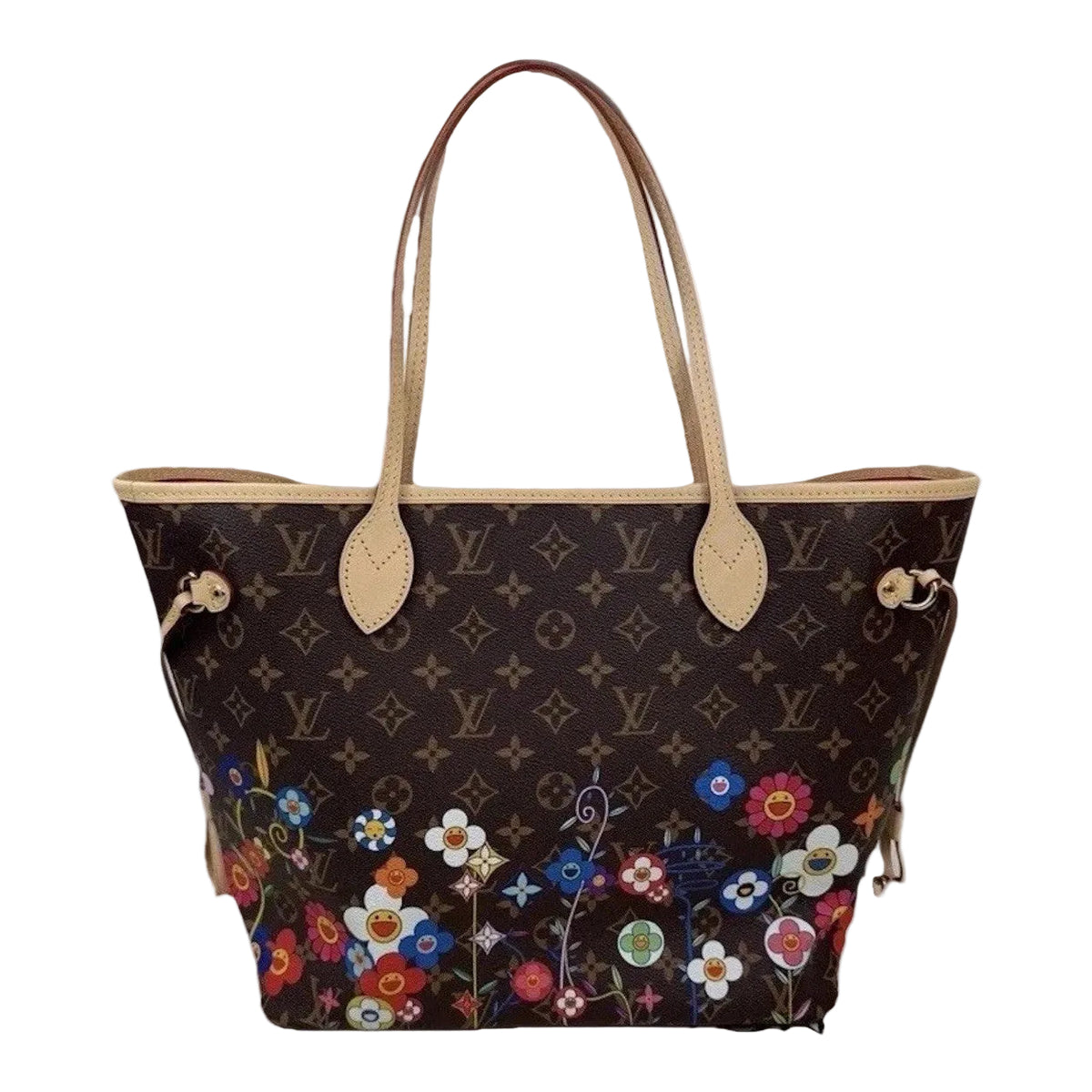 Louis Vuitton x Takashi Murakami Monogram Flower Print Neverfull MM Bag M13271, photo 1