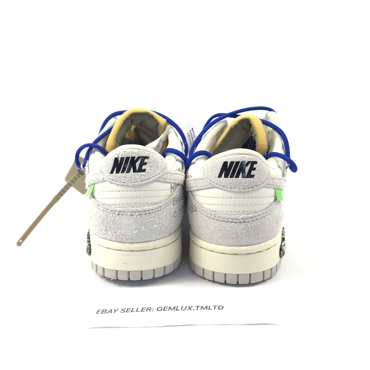Nike x Off-White Dunk Low Lot 32 Trainers, photo 1