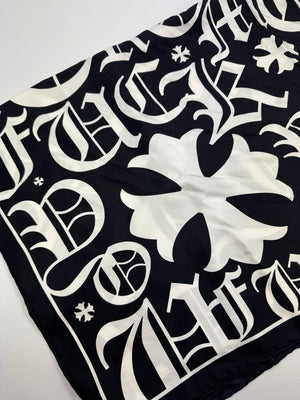 Chrome Hearts Logo Cross Print Silk Scarf 100 x 100cm, photo 2