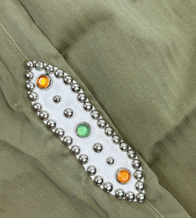Kapital Easy Baker Straight Leg Embellished Trousers, photo 3