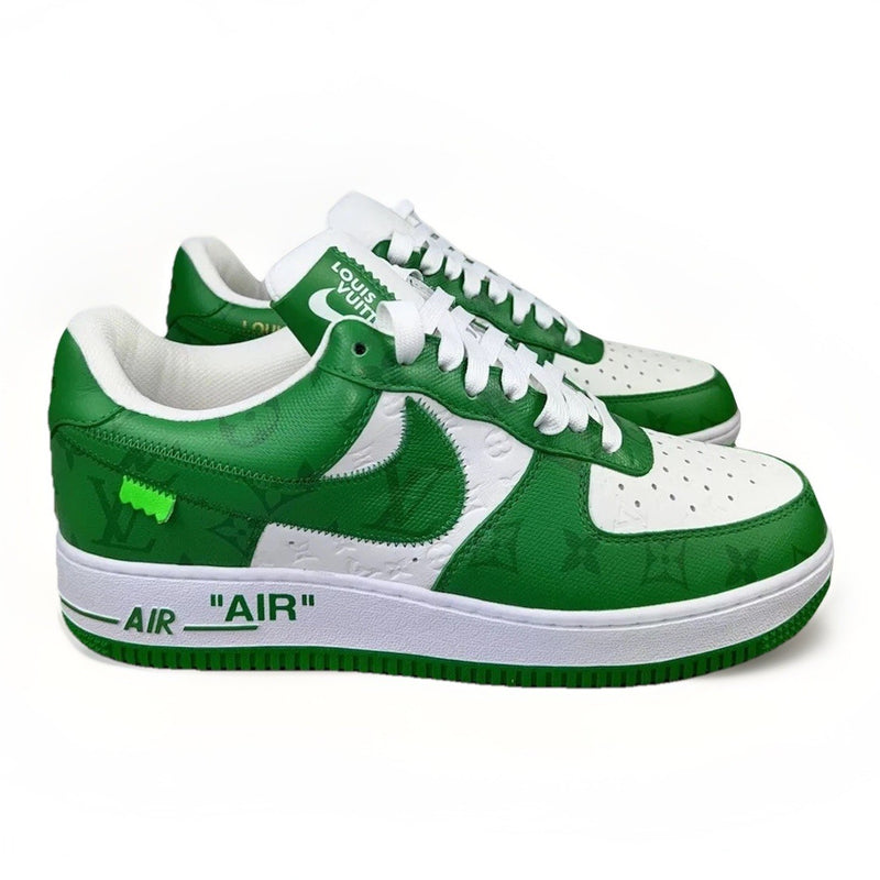 Louis Vuitton x Air Force 1 Green Trainers by Virgil, photo 1