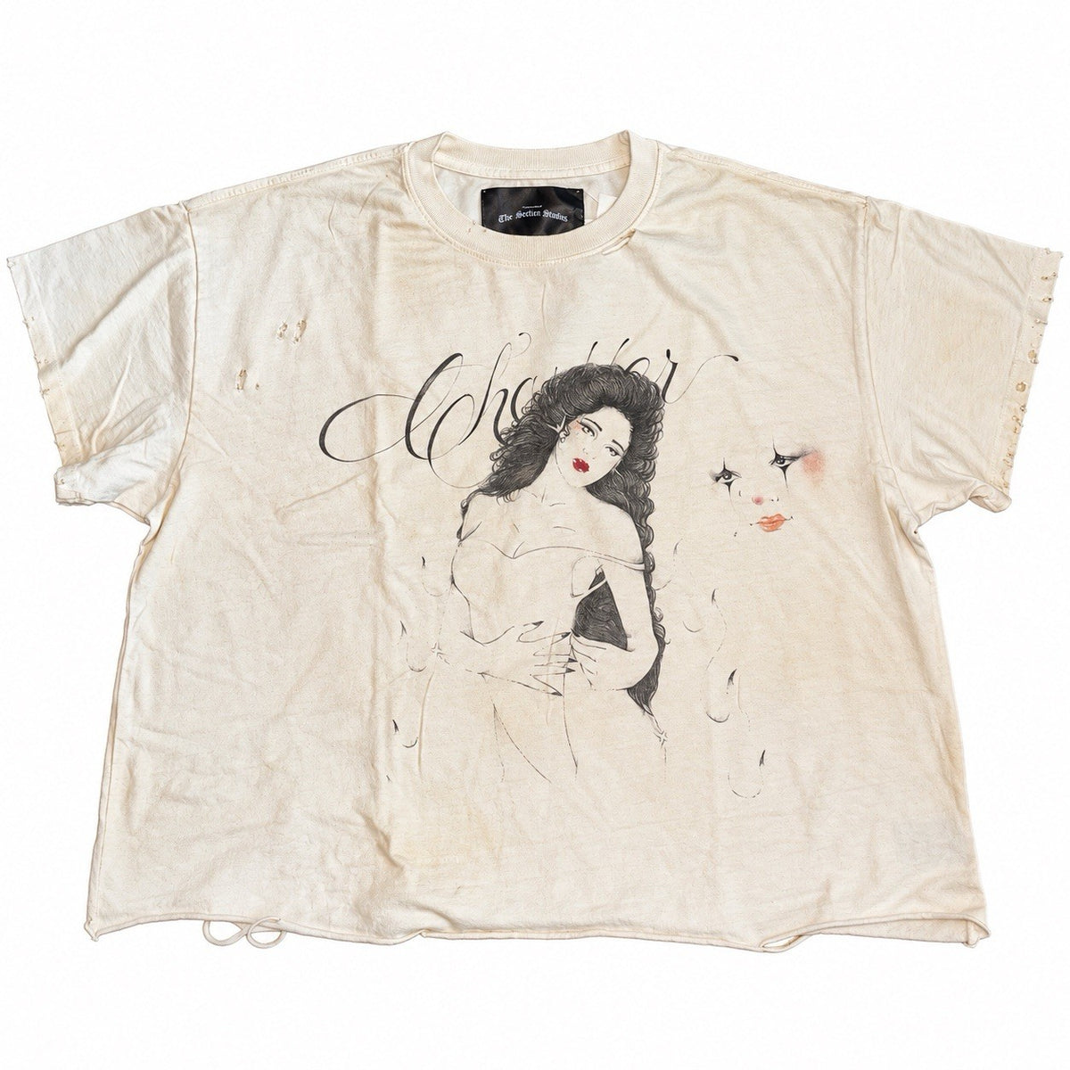 The Sekrit Saint Red Lips Printed T-Shirt, photo 1