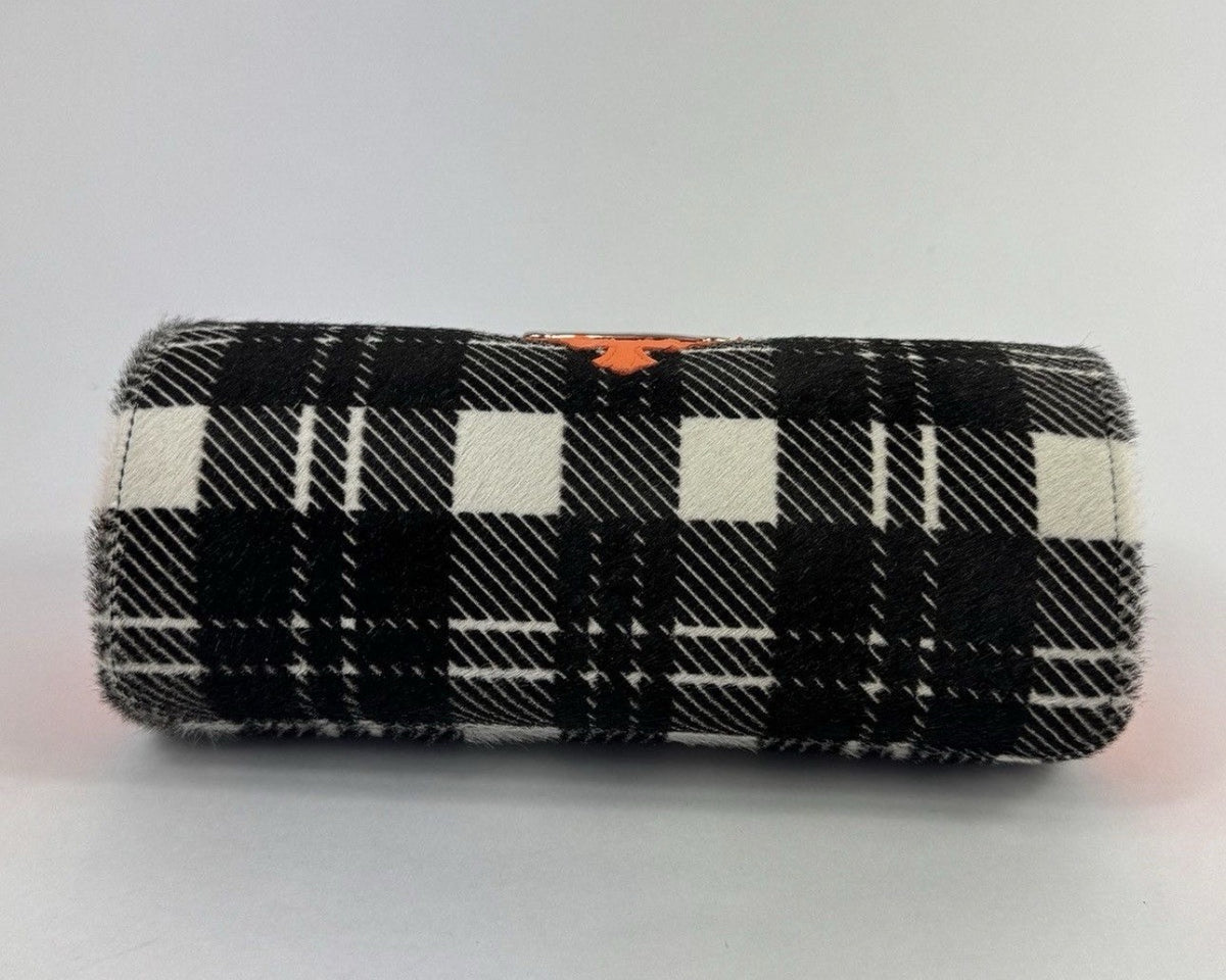Chrome Hearts Orange Cross Patch Pony Hair Watch Roll, photo 6