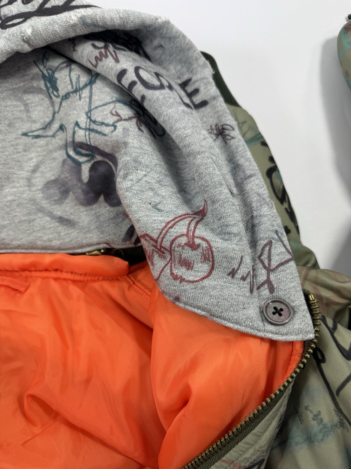Mowalola New York Graffiti Oversized Reversible Jacket, photo 8