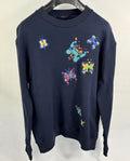 Louis Vuitton x Virgil Abloh FW22 Butterfly Embroidered Jumper، الصورة 3