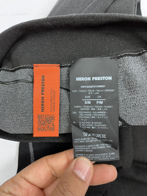 Heron Preston Active Leggings Logo Black White، الصورة 5