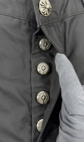 Chrome Hearts Leather Panel Cross Patch Nylon Shorts، الصورة 9