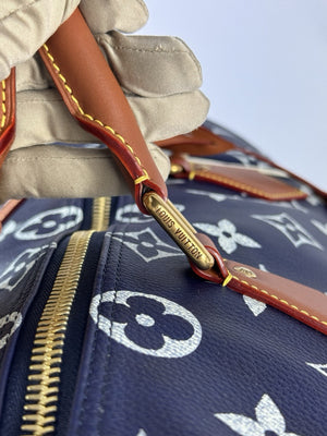 Louis Vuitton x Nigo Speedy P9 Bandoulière 50 Navy Blue Bag, photo 11