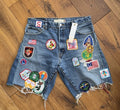 Better With Age x Levi’s Patch Work Denim Shorts، الصورة 3