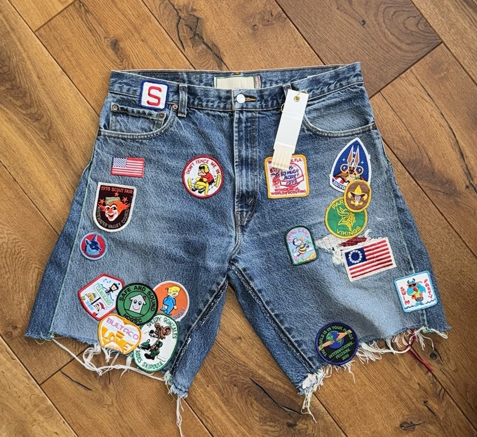 Better With Age x Levi’s Patch Work Denim Shorts, photo 3