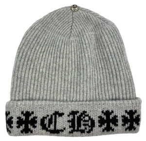 Chrome Hearts Cashmere Beanie With Silver Detail، الصورة 2