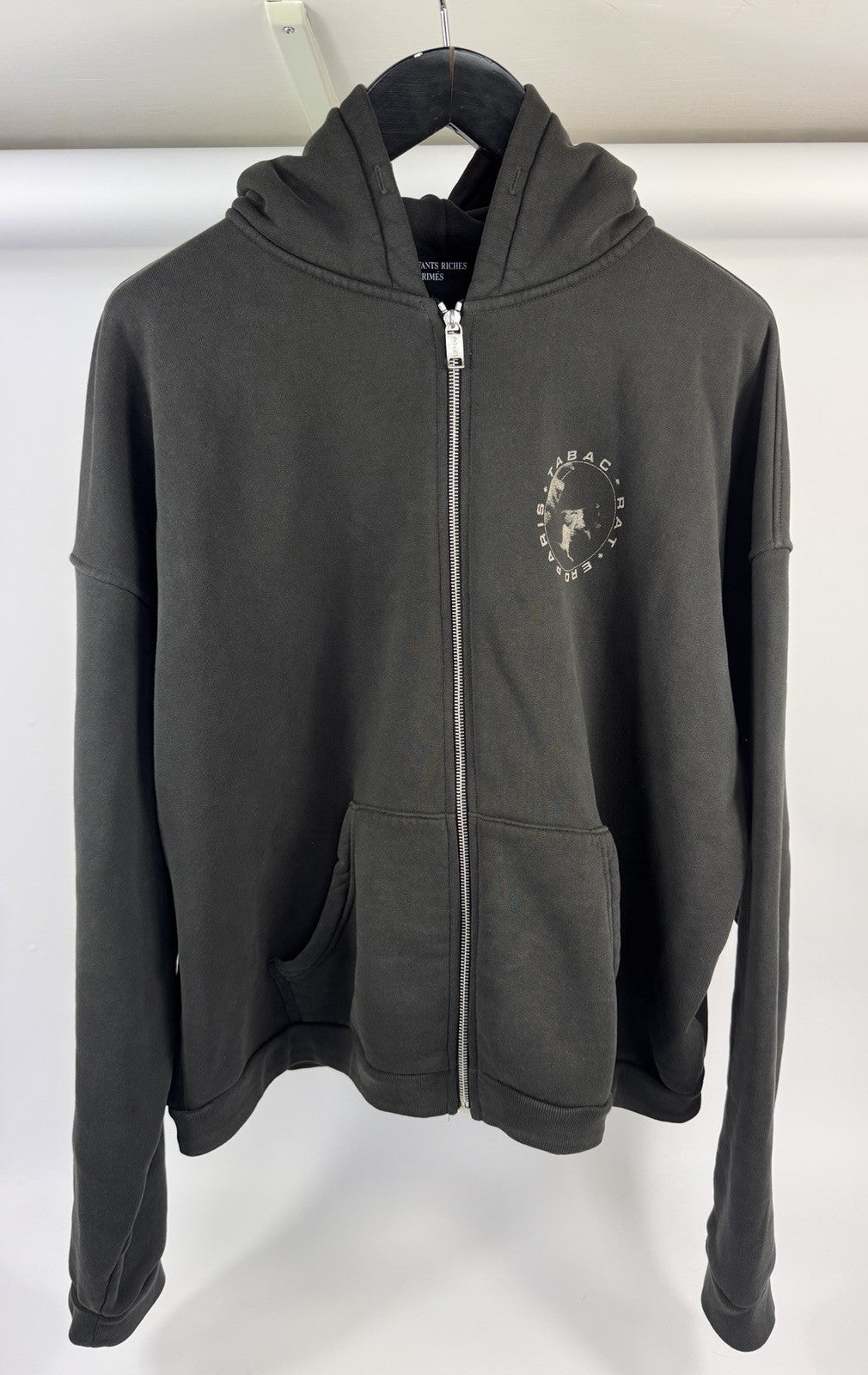 Enfants Riches Deprimes Tabac Rat Distressed Zip Hoodie, photo 3