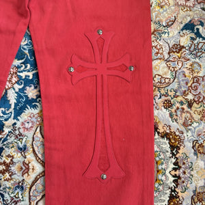 Chrome Hearts Leather Cross Patch Jeans, photo 6