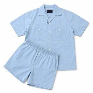 Prada Cotton Shirt And Short Set، الصورة 1