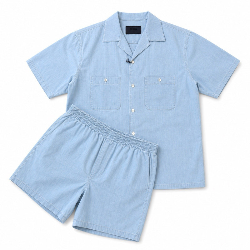 Prada Cotton Shirt And Short Set, photo 1