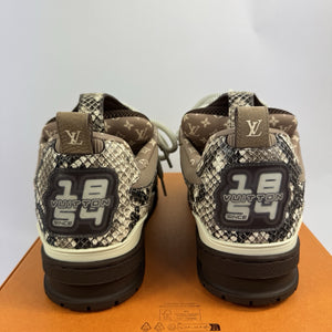 Louis Vuitton Python Brown SK8 Trainers، الصورة 5