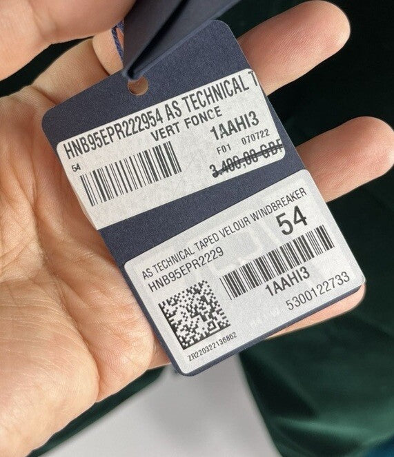 Louis Vuitton x Virgil Abloh Technical Taped Velour Windbreaker Jacket, photo 5