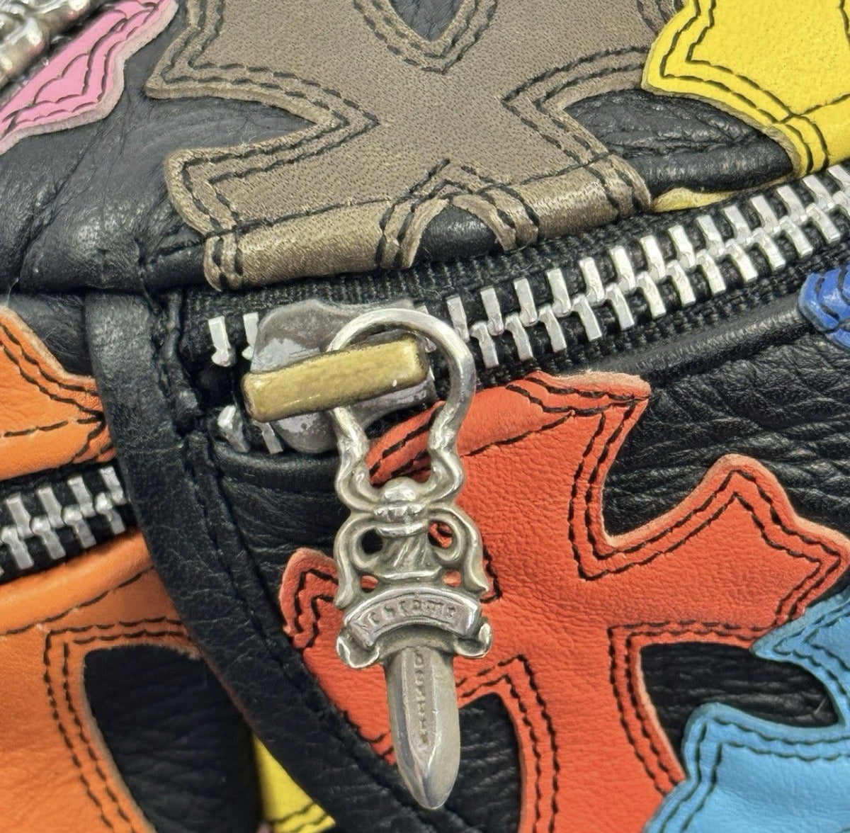 Chrome Hearts Flooded Multicolour Cross Snat Medium Bag, photo 9